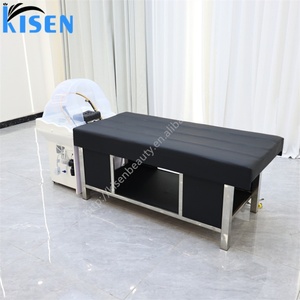 Kisen Low Price Salon Head Spa Basin Portable Shampoo Sink Hair Wash Bac Movable Bowl Massage Table <b>Bed</b> on Sale - Product Image 6