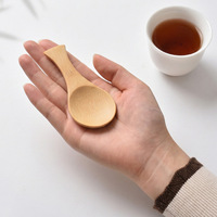 Petites cuillères en bois pour mélanger le café, cuillères à thé, cuillères à mélanger pour manger, cuillères à thé glacé, cuillères à crème glacée