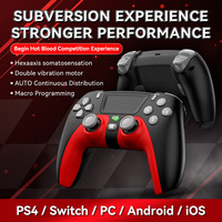 Manette de jeu sans fil, joystick 6 axes, double vibration, JoyPad pour console de jeu PS4, contrôleur PS3