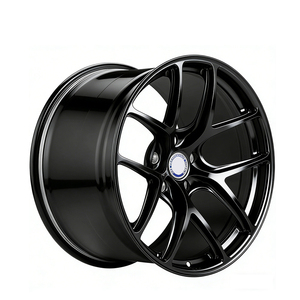 Rines Forjados con Bloqueo Central, Aleación de Aluminio 18 19 20 21, Acabado Negro Satinado/Plateado para Porsche 991 GT3, Porsche Taycan Turbo S - Product Image 1