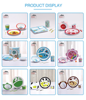 Großhandel Restaurant Weihnachten Hochzeit Modern Design Tisch Ware Teller Set Melamin Dish Round Plastic Custom ized