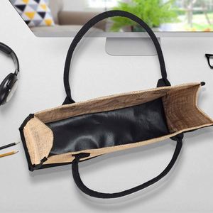 Sac fourre-tout en jute personnalisé, extra large, réutilisable pour les courses - Product Image 3