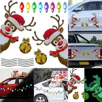 Déco de Noël pour voiture : autocollants, aimants, accessoires