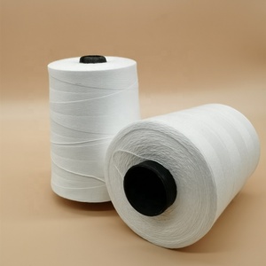 Hilo de Coser para Cierre de Bolsas de Alta Productividad, 100% Poliéster, Blanco Natural, Hilo Hilado de Fábrica - Product Image 2