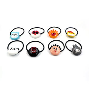 اكسسوارات شعر يابانية لطيفة يدوية الصنع، حزام مطاطي ملون للسيدات، حزام مطاطي هدية للشعر - Product Image 1