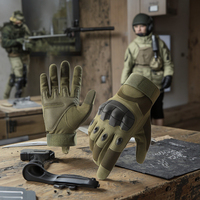 Gants tactiques de moto en promotion, compatibles écran tactile, antidérapants, coupe-vent, doigts entiers, pour hommes, cyclisme, chasse, randonnée, escalade