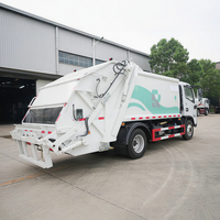 Camion compacteur de déchets Dongfeng 4X2 15CBM, camion de collecte des déchets pour l'assainissement municipal