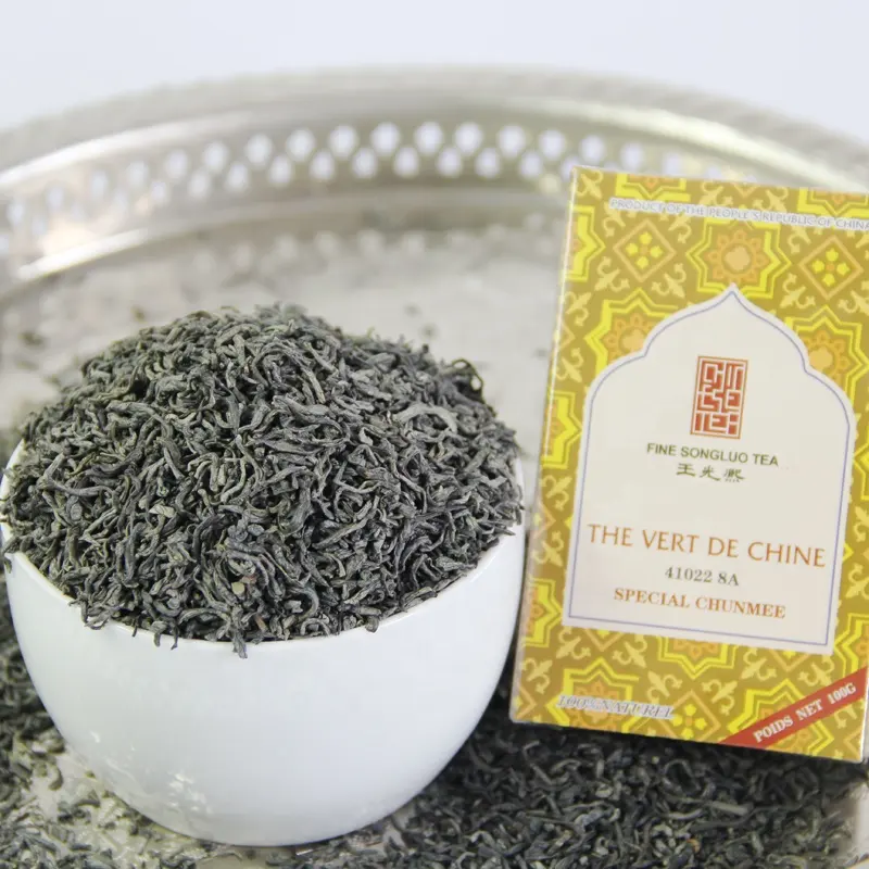 100% thé vert de Chine de qualité supplémentaire naturel 41022 8A