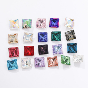 Xichuan principessa quadrato a Pointback in pietra di cristallo con Strass K9 in vetro 3D creazione di gioielli per abbigliamento fai da te Deco accessori Strass - Product Image 5
