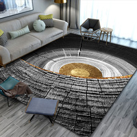 Tapis en velours cristal 3D, tapis d'intérieur transfrontalier, tapis de salon, tapis de canapé et de table basse, tapis de chambre, résistant aux taches
