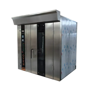 Vente chaude Boulangerie Industrielle Gaz Diesel Électrique Pain/Gâteau/Biscuits/Biscuits 12-64 plateaux Air Chaud Convection Four Rotatif - Product Image 6