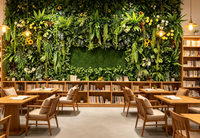 Panneau mural de plantes vertes artificielles réalistes anti-UV, livraison rapide, TikTok, Facebook, Instagram