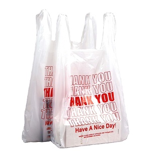 Bolsas de Plástico Personalizadas con Logotipo, Tamaño Universal, PE, Impresión por Grabado, para Mercado de Alimentos, Suministro del Fabricante - Product Image 1