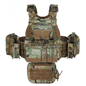 Gilet Tattico Molle con Tasca per Caricatore a Sgancio Rapido, Attrezzatura per Addestramento e Difesa Personale Resistente - Product Image 2