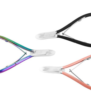Service OEM, pinces à cuticules professionnelles en acier inoxydable durables pour salon et usage domestique, lame incurvée à large ouverture, pinces à ongles - Product Image 6