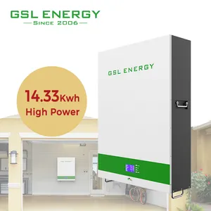 GSL ENERGY 15KWH 48V Long Life LiFePO4 Rechargeable Li-Ion Storage 51.2V 280Ah Lithium Ion Battery LiFePO4 Battery Power wall