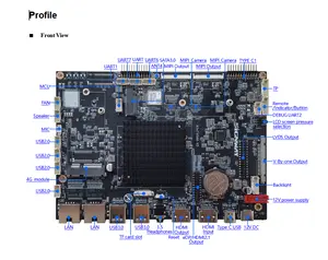 T3588 Bo mạch chủ Android rk3588 mipi LVDS EDP màn hình cảm ứng kỹ thuật số biển Hỗ trợ Wifi 1000m thích ứng Ethernet 4 gam 5 gam mạng