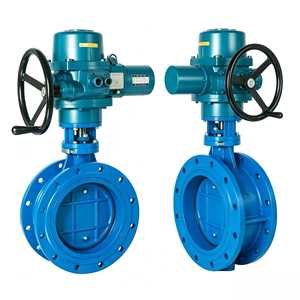 Valvola a <span class=keywords><strong>Farfalla</strong></span> a Doppio Eccentrico Elettrica Manuale Pneumatica in Ghisa Sferoidale con Guarnizione Morbida Tipo Telescopico Disponibile OEM per Acqua, 3 Anni di Garanzia - Product Image 1