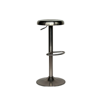 Nouveau design de chaise de bar haute qualité réglable en hauteur chaise de tabouret de bar en acier inoxydable