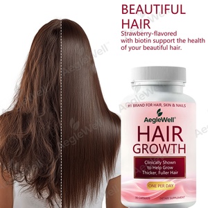 Aeglewell OEM/ODM Integratore di Biotina <span class=keywords><strong>Best</strong></span> Seller per Pelle, Capelli e Unghie Formula Personalizzata Capsule di Biotina, Collagene e Cheratina - Product Image 4