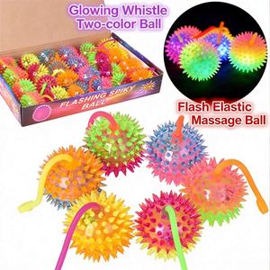 Balle de massage en plastique lumineuse et pointue, douce, rebondissante, compressible, élastique à remontée lente pour la décompression au bureau et jouets anti-stress - Product Image 1