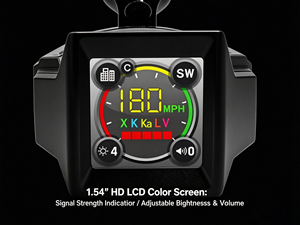 Rilevatore Radar LCD USA 2026 con Display LCD, Rilevatore Laser Radar per Auto, Allarmi Auto Elettronici, Bande X <span class=keywords><strong>K</strong></span> <span class=keywords><strong>Ka</strong></span> VG-2 RX85 - Product Image 5