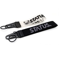Sangle de poignet courte en silicone PVC personnalisée YYX avec logo brodé en 3D
