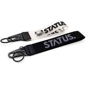 YYX пользовательский силиконовый ПВХ брелок короткий ремешок на запястье ремешок с 3D логотипом Вышивка Логотип Ремешок - Product Image 2