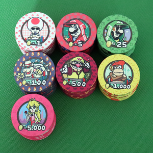 סופר מריו סופר-חג פוקר דלוקס צ 'יפס קזינו מטבע זיכרון עבור משחקים - Product Image 2