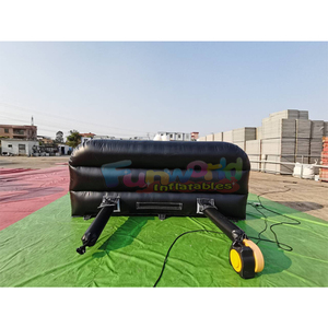 Ensemble de jeux gonflables de bowling humain pour enfants, de qualité commerciale, pour fêtes de carnaval en plein air. - Product Image 5