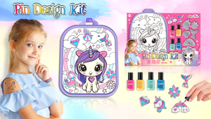 Kit de conception d'épingles à dessin personnalisé pour enfants avec sac de coloriage Jouets éducatifs pour enfants bricolage Arts et artisanat pour les filles - Product Image 5