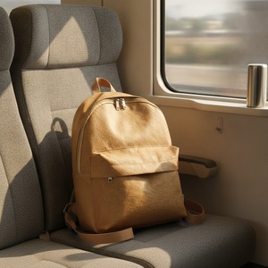 กระเป๋าเป้ไทเวคแบบสลิม ขนาด 38x35x7.5 ซม. น้ำหนักเบา พิมพ์โลโก้สีตามสั่ง รับผลิตแบบ OEM ขายส่ง ของขวัญ - Product Image 5