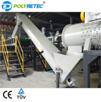 POLYRETEC Machine à broyer et à laver les bouteilles d'eau PET avec trieur de couleurs