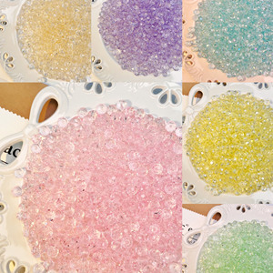 8mm 슈퍼 브라이트 크리스탈 유리 비즈: DIY 액세서리, 다이아몬드 루즈 비즈, 팔찌 및 주얼리 제작용 - Product Image 2