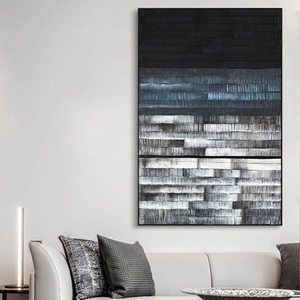 Support personnalisé de taille de couleur abstraite encadré 100% peint à la main décoration murale Art peintures à l'huile <span class=keywords><strong>sur</strong></span> <span class=keywords><strong>toile</strong></span> <span class=keywords><strong>pour</strong></span> la maison hôtel salon - Product Image 3