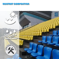 Siège de stade en plastique avec dossier haut, siège de stade, bancs de stade, prix de vente