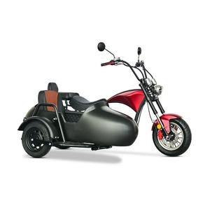 Motocicleta Eléctrica con Sidecar y Neumáticos Anchos, Chopper Citycoco, Bicicleta Eléctrica de 4000w, Sidecar para Adultos/Perros - Product Image 5