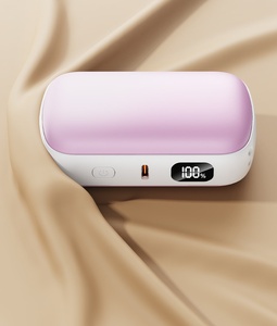เครื่องทำความร้อนมือและเท้าแบบพกพา ปี 2025 รุ่นใหม่ ความจุ 10000mAh มาตรฐาน KC ชาร์จไฟได้ ใช้ซ้ำได้ พร้อมแบตเตอรี่สำรองในตัว - Product Image 6