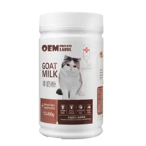 Pó de leite de cabra para cães 400g, produto para animais de estimação, leite em pó, produto para cuidados de saúde, suplemento de calcio e vitamina probiética para cães