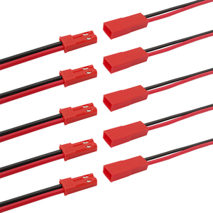JST 2-контактный штекер для разъема, разъем для кабеля 22 AWG 10 см, 20 см - Product Image 2