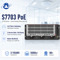 Switch Akses Kampus Pintar CloudEngine S7703 PoE 4.8Tbps 3-Slot Baru, PoE++ 90W Aggregation Core Poe Switch L3