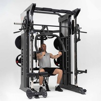 Machine Smith avec barre de traction pour studio de fitness compact et entraînement de force