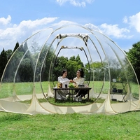 Outdoor Camping 8-Personen PVC Pop-up Transparentes Kuppelzelt für den Großhandel