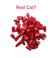 Langlebige PVC RJ45 CAT6/7 Ethernet-Netzwerk-Gummimanschette |   OD 7,5mm Kabelzugentlastung für Cat7 Männlichen Modularen Stecker