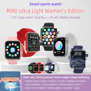 S9MINI 1,75 pulgadas Smartwatch pantalla táctil completa X6 pulsera deportiva multifunción para IOS llamada pantalla IPS cuadrada para comercio exterior - Product Image 2