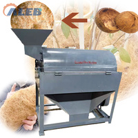 Broyeur de coques de noix de coco de haute qualité 600 kg/h, machine efficace pour le traitement des fibres de noix de coco