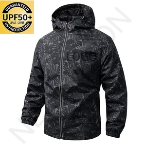 Chaqueta Cortavientos Personalizada con Capucha y Manga Larga, Ligera, Impermeable, con Cierre, para Ciclismo y Senderismo - Product Image 1