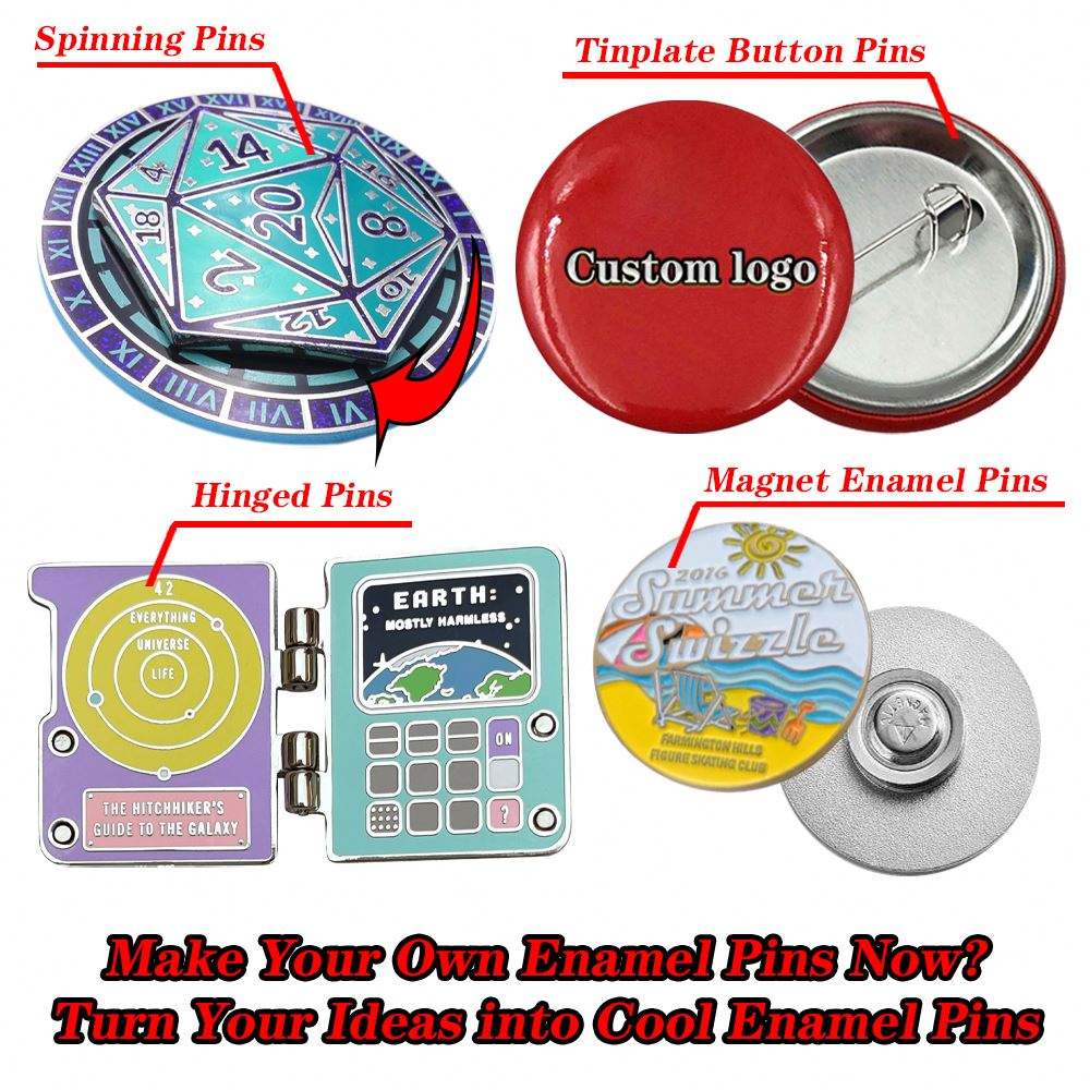 Custom Metal Animal Lover Lapel Pin Badge Panda Bear Panda Soft Hard Enamel Pin