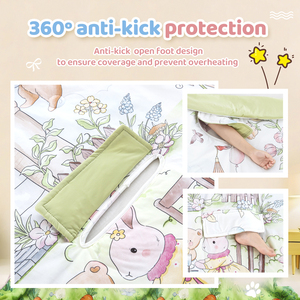 Edredón Infantil de Lujo 2025 con 4 Orificios Anti-Patadas, Transpirable, Suave para la Piel, Hipoalergénico, para Todas las Estaciones - Product Image 2