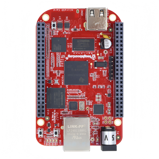 Original BeagleBone Black Industrial Development Board 1GHz for ARM Cortex-A8 SBC with 512MB RAM 4GB EMMC USB Ethernet and LINUX